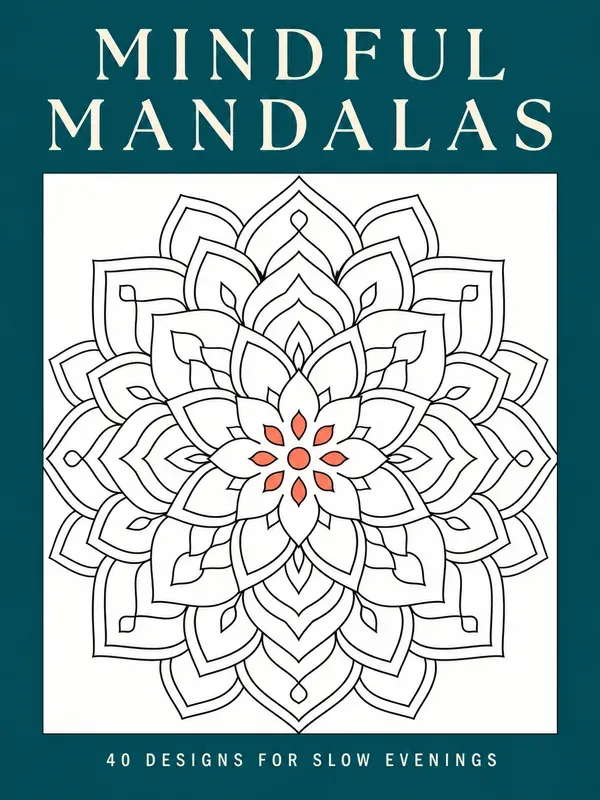 KDP Adult Coloring Book Cover Designs