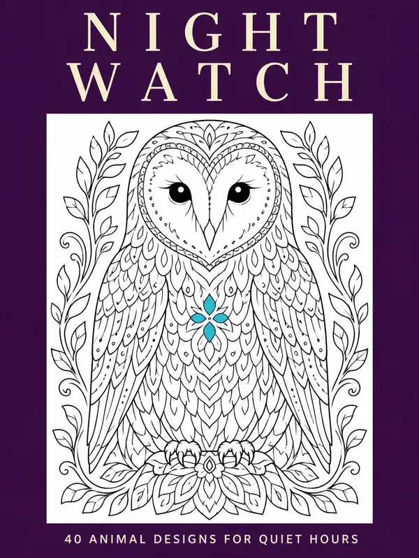 KDP Adult Coloring Book Cover Designs