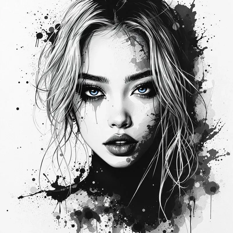 Dark Ink Character Portraits