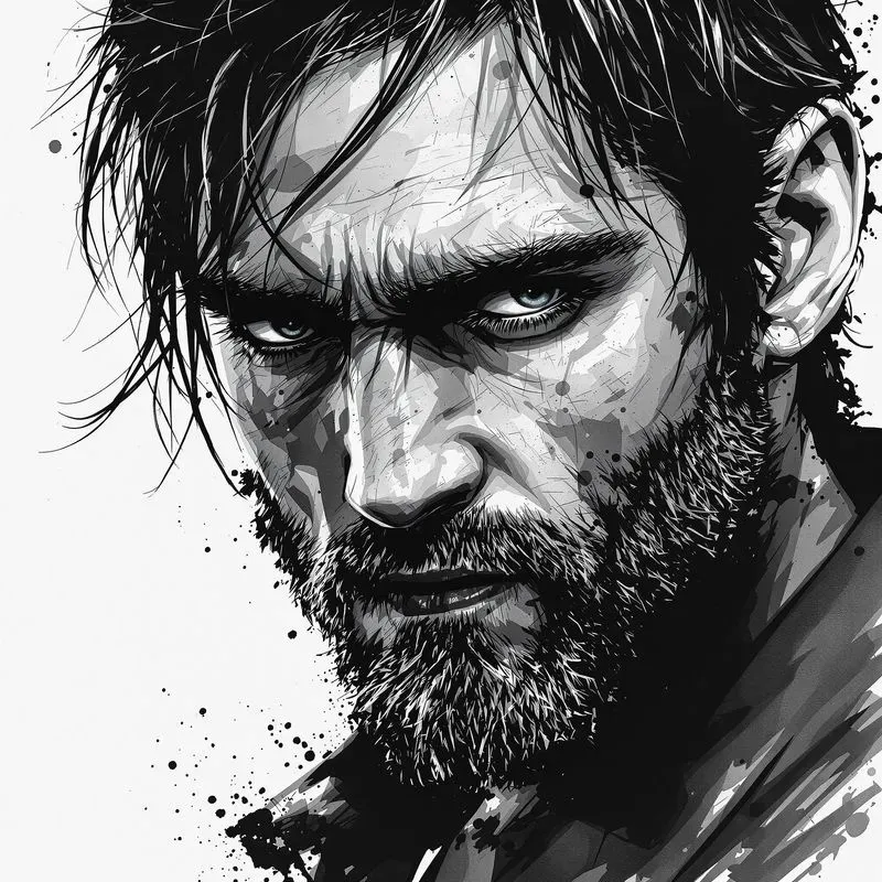 Dark Ink Character Portraits