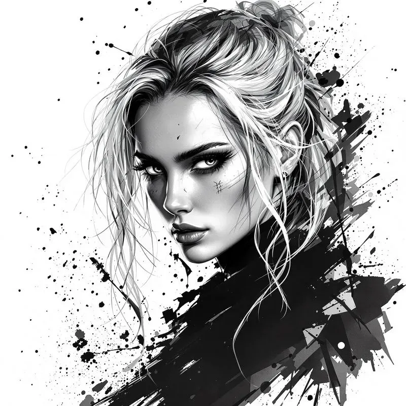 Dark Ink Character Portraits