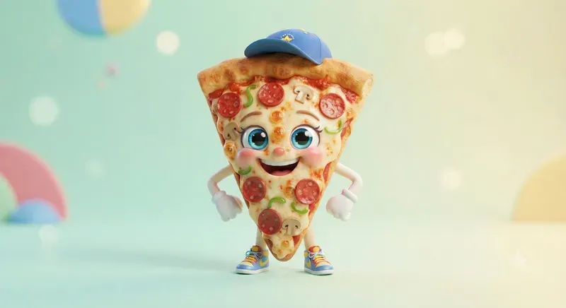 Cute 3D Fast Food Mascots