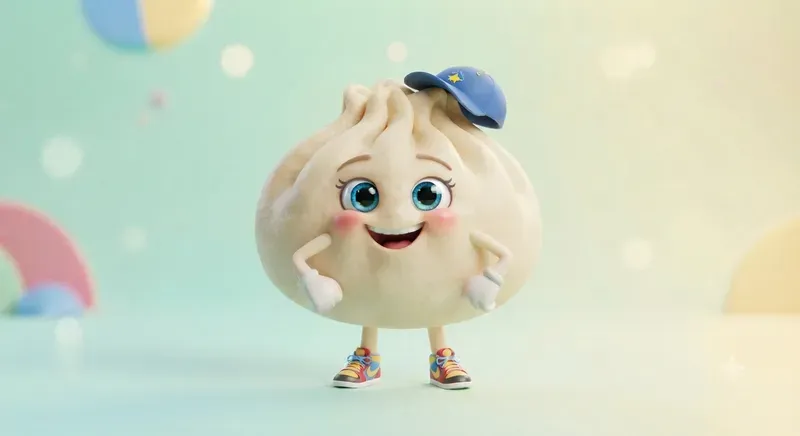 Cute 3D Fast Food Mascots