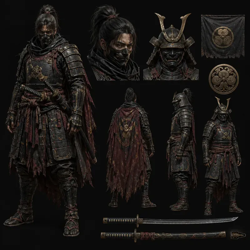Dark Fantasy Game Concept Characters