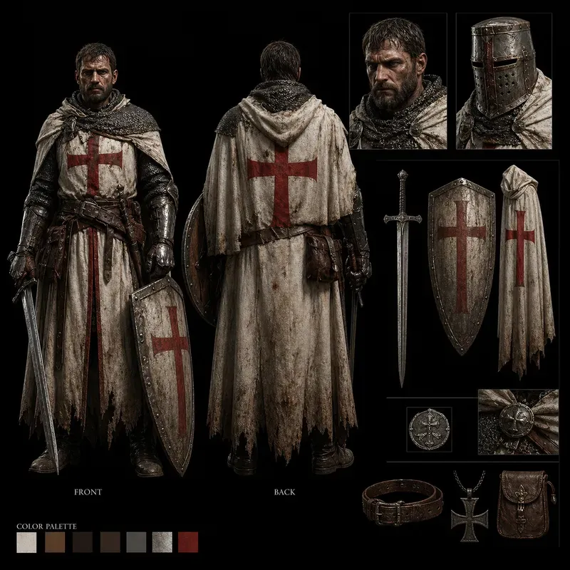 Dark Fantasy Game Concept Characters