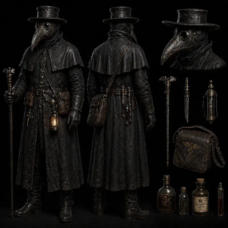 Dark Fantasy Game Concept Characters