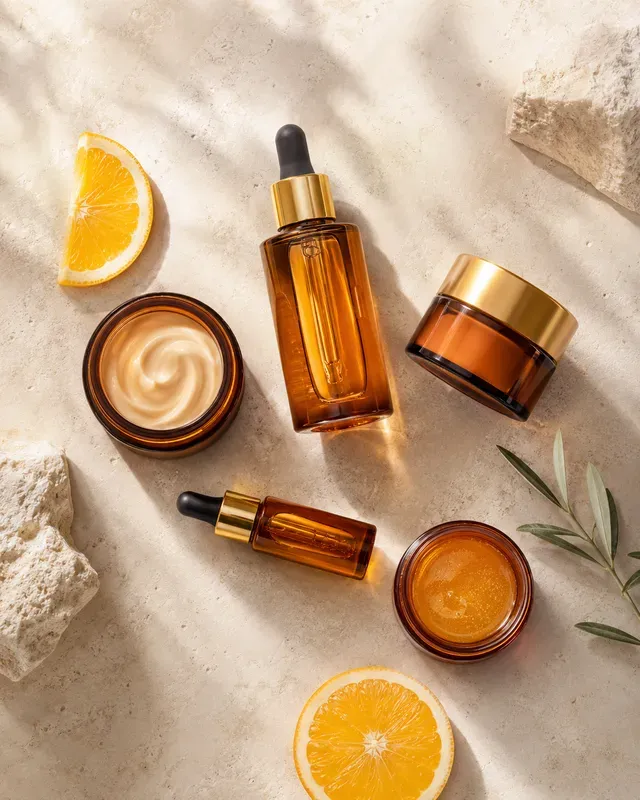 Luxury Skincare Flat Lays