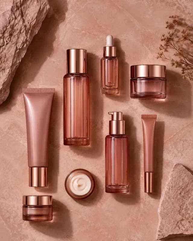 Luxury Skincare Flat Lays