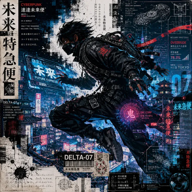 Anime Editorial Collages