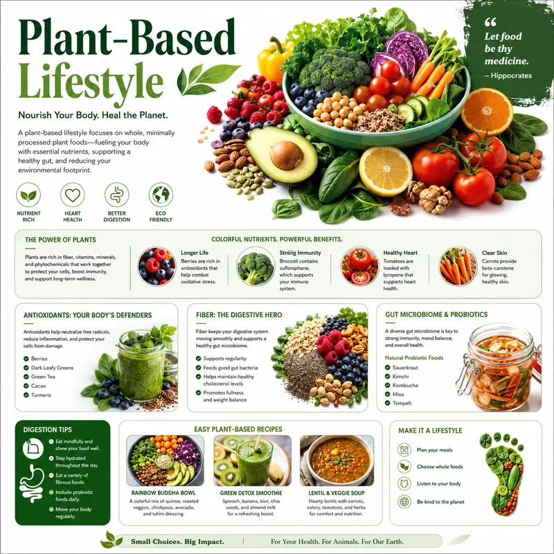 Healthy Living Infographic Posters