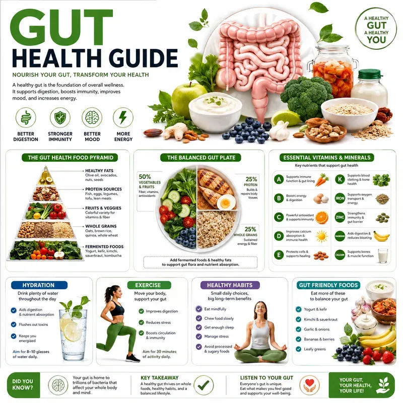 Healthy Living Infographic Posters