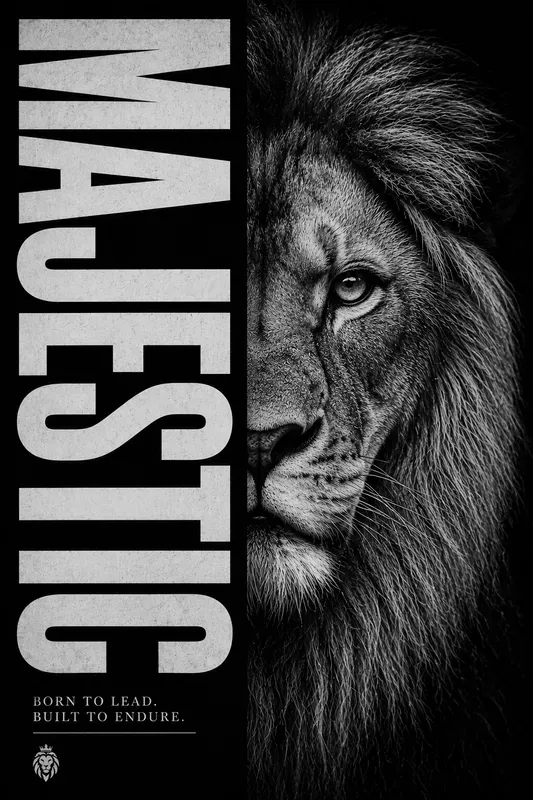 Minimalist Animal Word Posters