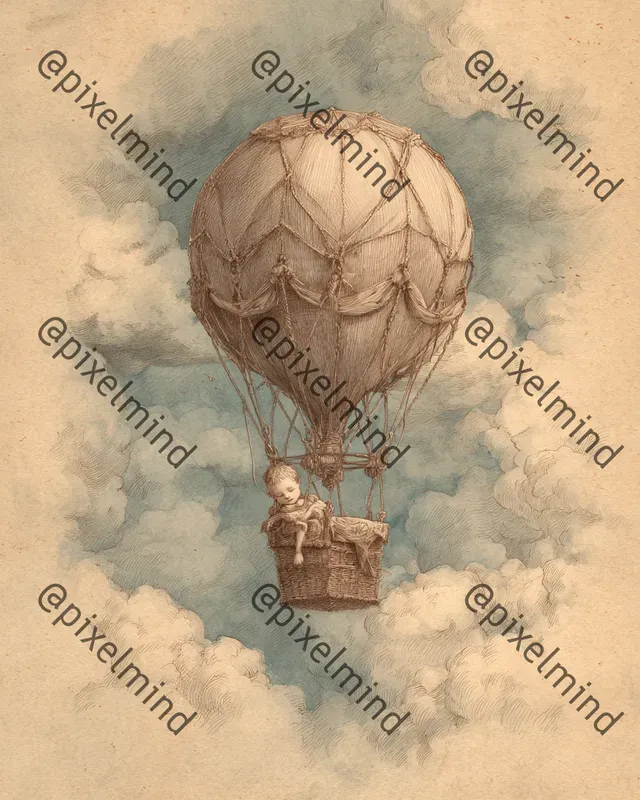 Surreal Pencil Childhood Dreams