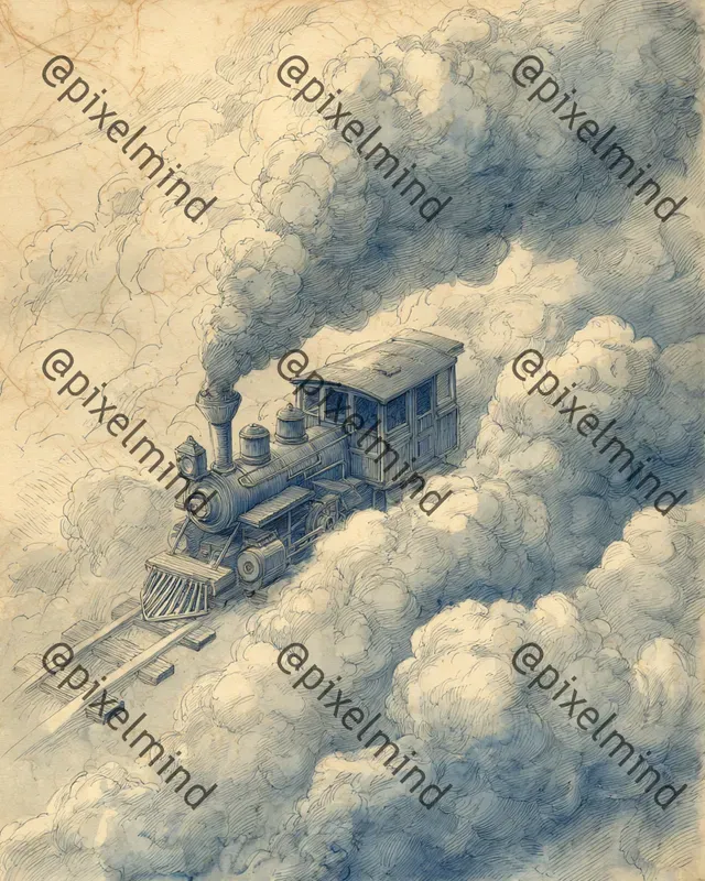 Surreal Pencil Childhood Dreams