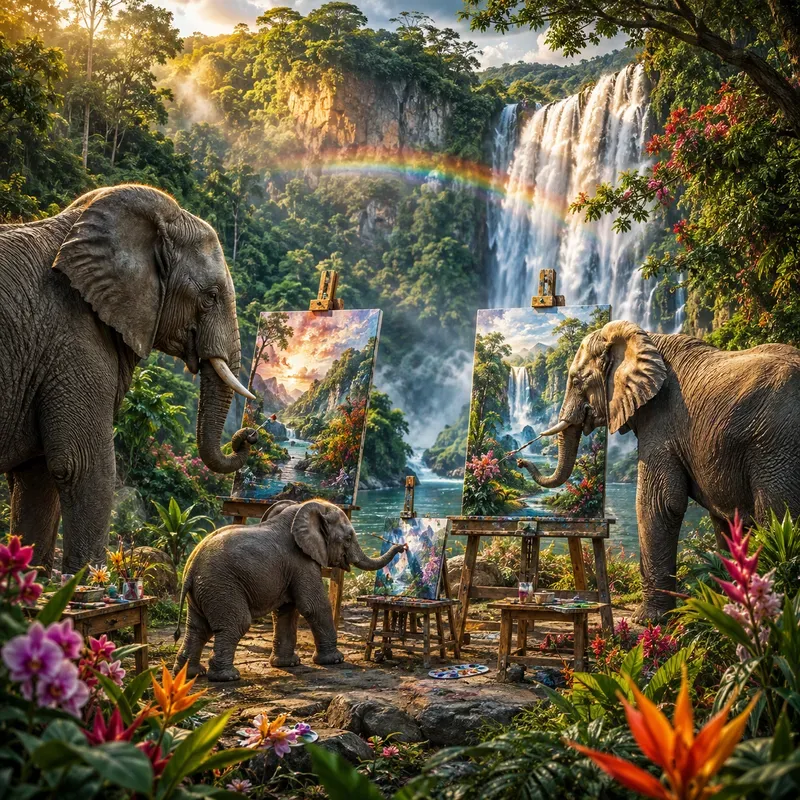 Surreal Animal Gatherings