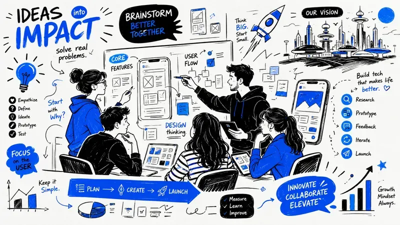 Modern Visual Storyboard Mural Assets