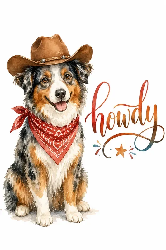 Watercolor Pet Greeting Cards