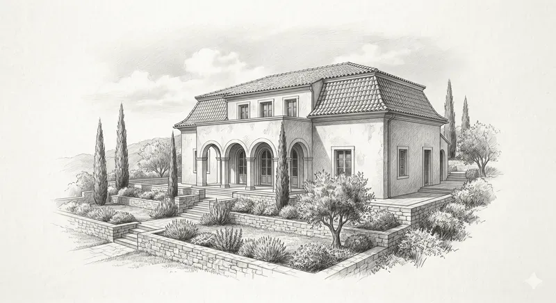 Pencil Sketch House Portrait Generator