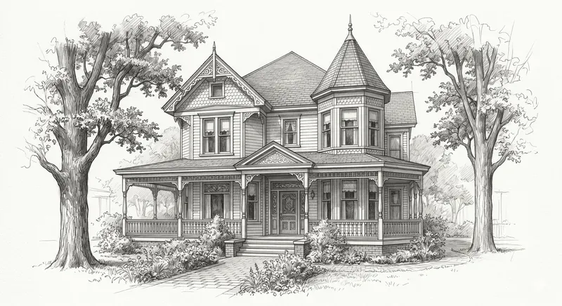 Pencil Sketch House Portrait Generator