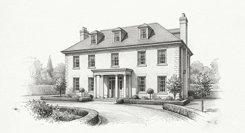 Pencil Sketch House Portrait Generator