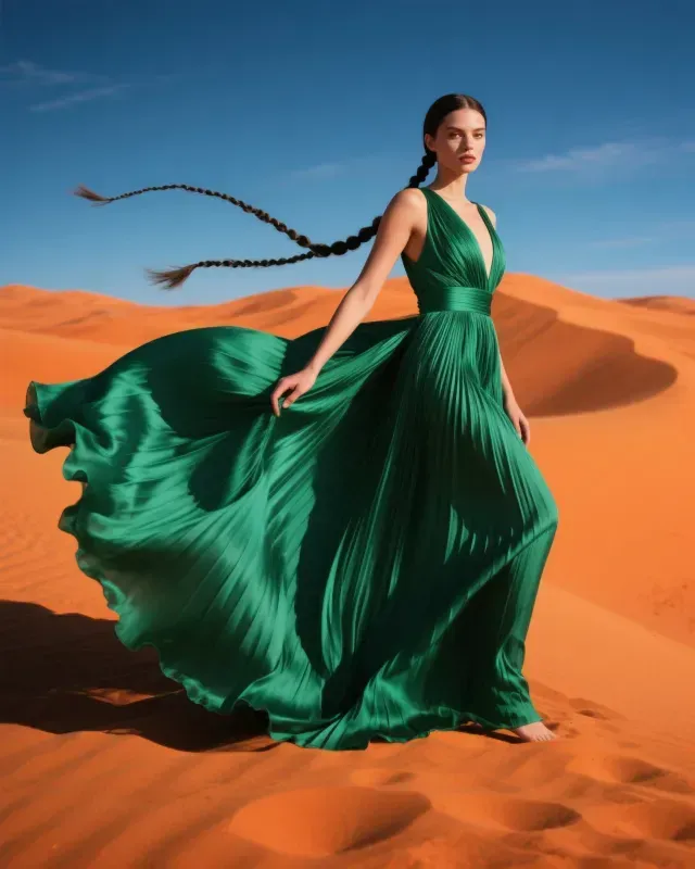Ultrarealistic Luxury Editorial Fashion
