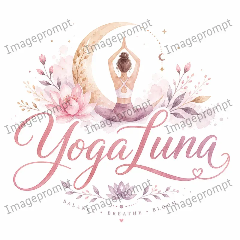 Watercolor Feminine Brand Logos
