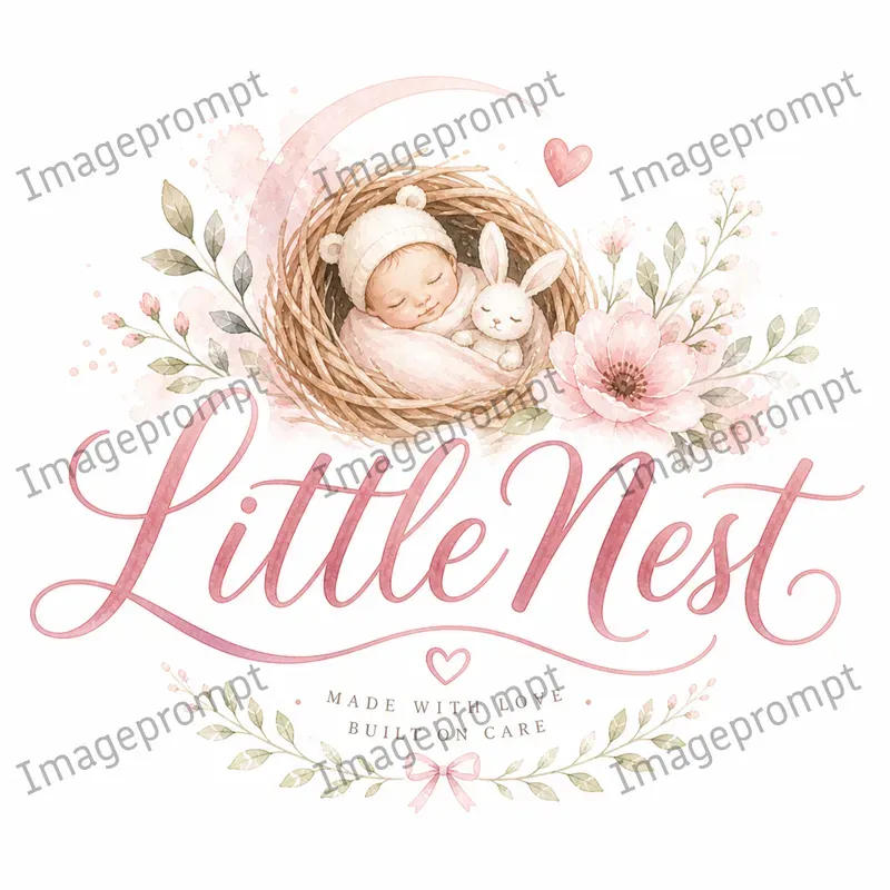Watercolor Feminine Brand Logos
