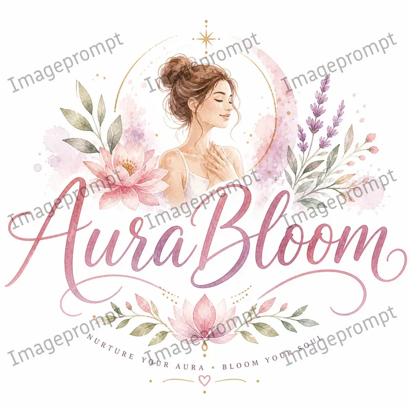 Watercolor Feminine Brand Logos