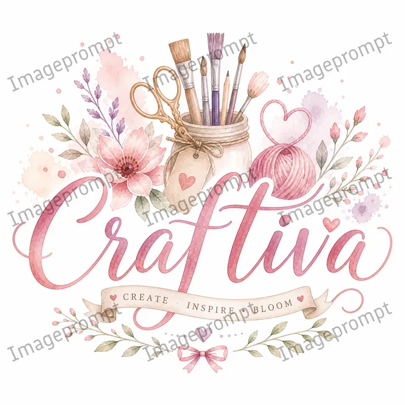 Watercolor Feminine Brand Logos