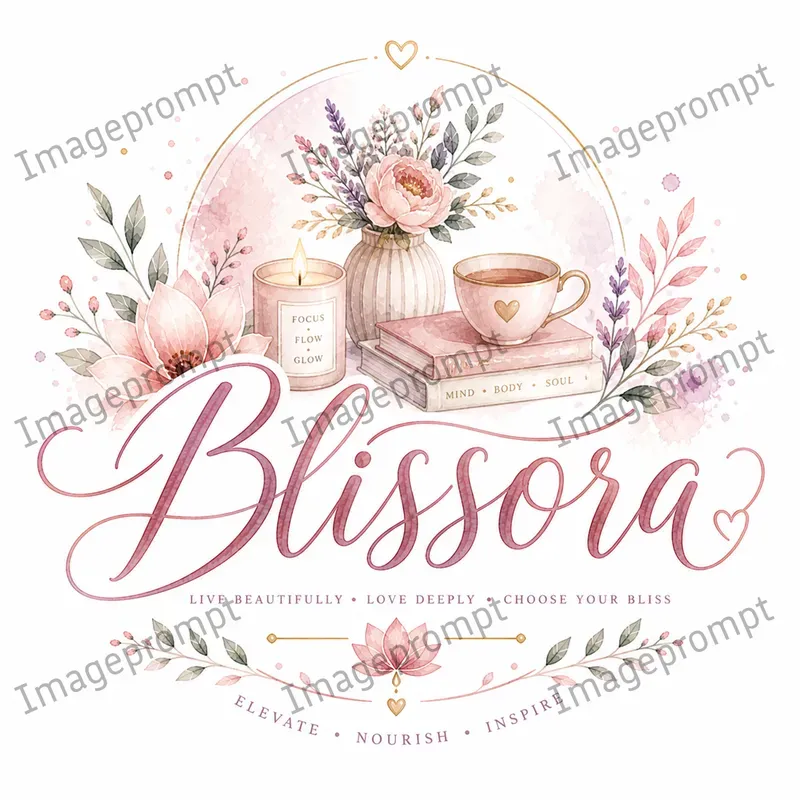Watercolor Feminine Brand Logos