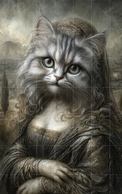 Classic Museum Cat Portraits