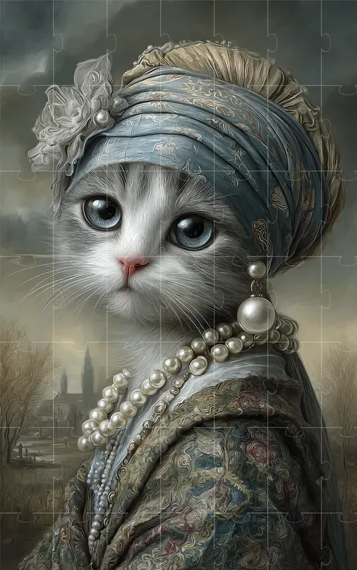 Classic Museum Cat Portraits