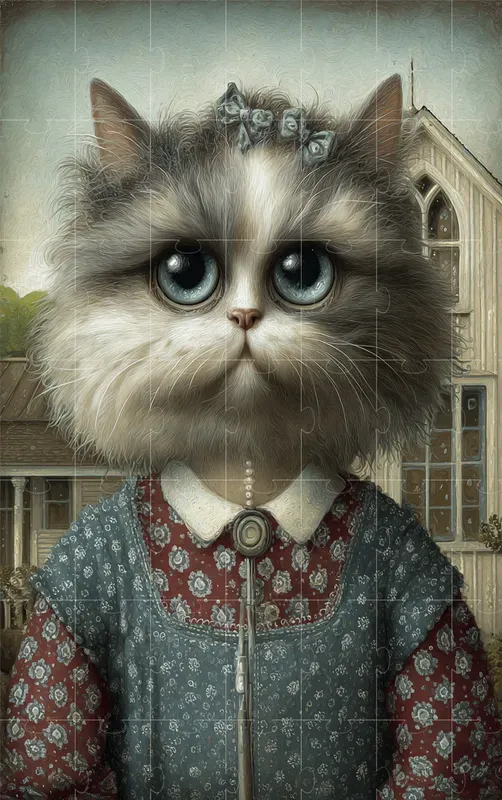 Classic Museum Cat Portraits