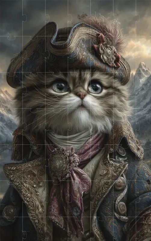 Classic Museum Cat Portraits