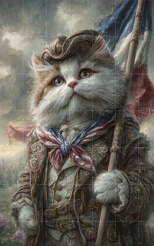 Classic Museum Cat Portraits