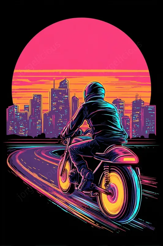 Retro Neon Poster Collections