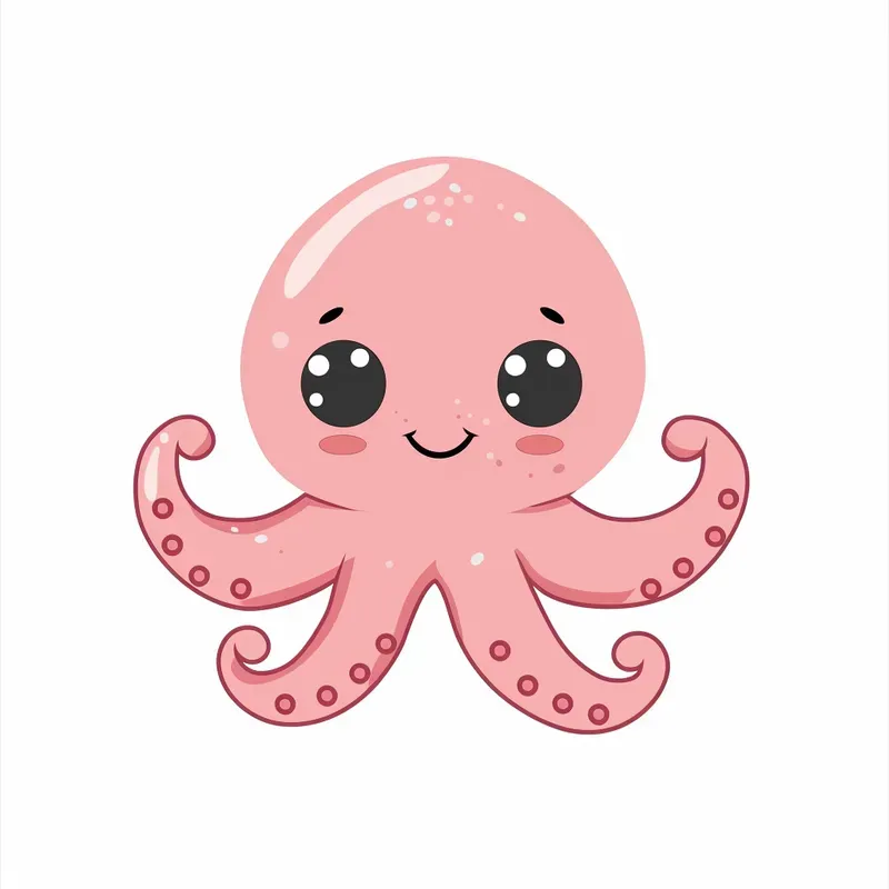 Cute Kawaii Flat Vector Stickers