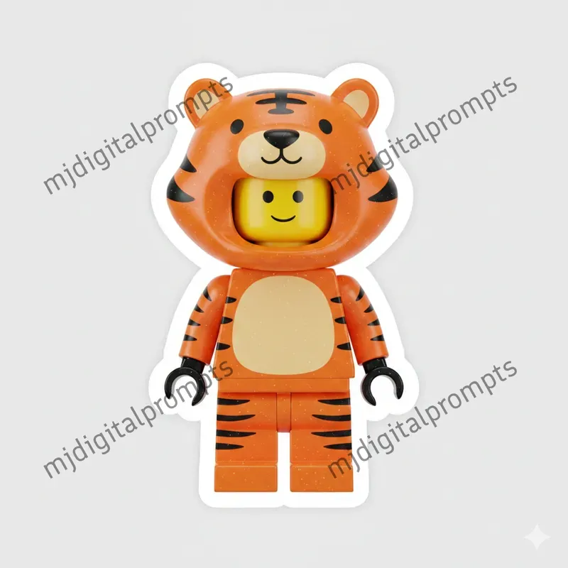 Lego Minifigures Unique Outfit Stickers