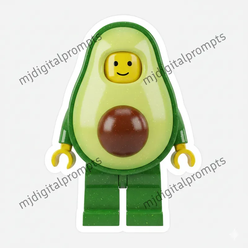 Lego Minifigures Unique Outfit Stickers