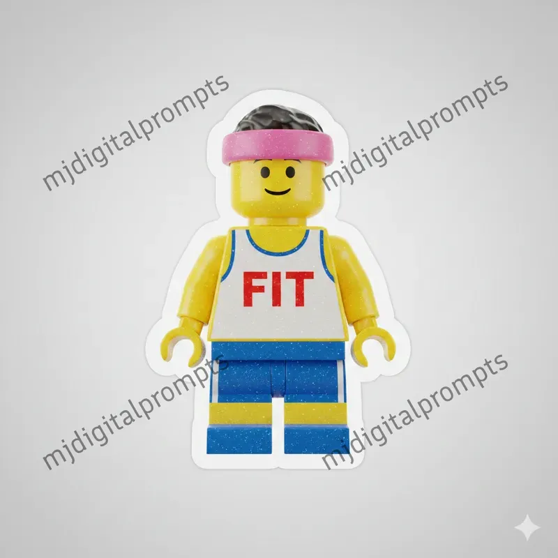 Lego Minifigures Unique Outfit Stickers