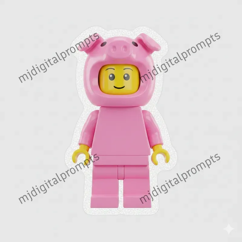 Lego Minifigures Unique Outfit Stickers
