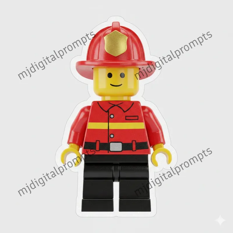 Lego Minifigures Unique Outfit Stickers