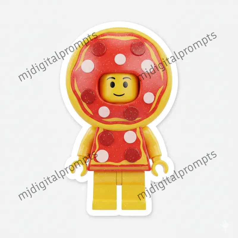 Lego Minifigures Unique Outfit Stickers