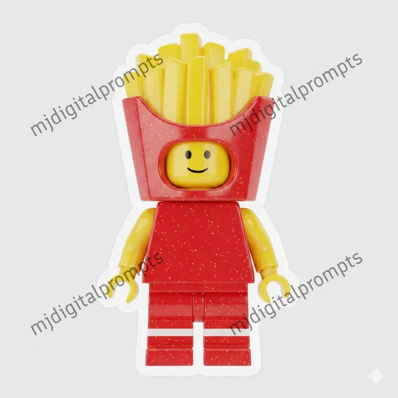 Lego Minifigures Unique Outfit Stickers