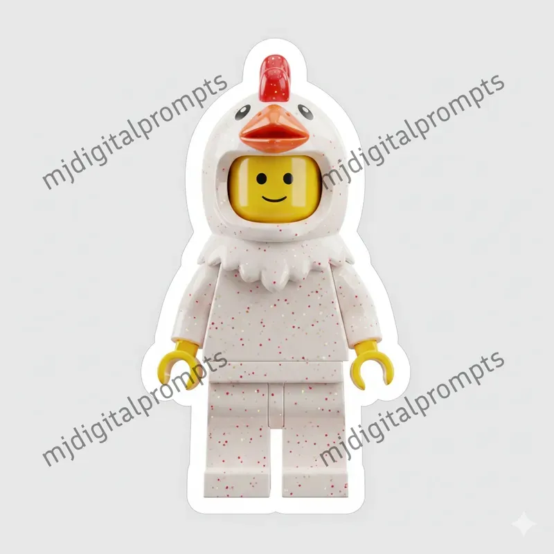 Lego Minifigures Unique Outfit Stickers