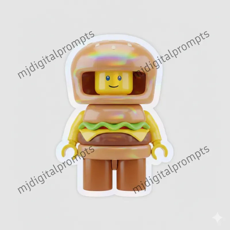 Lego Minifigures Unique Outfit Stickers