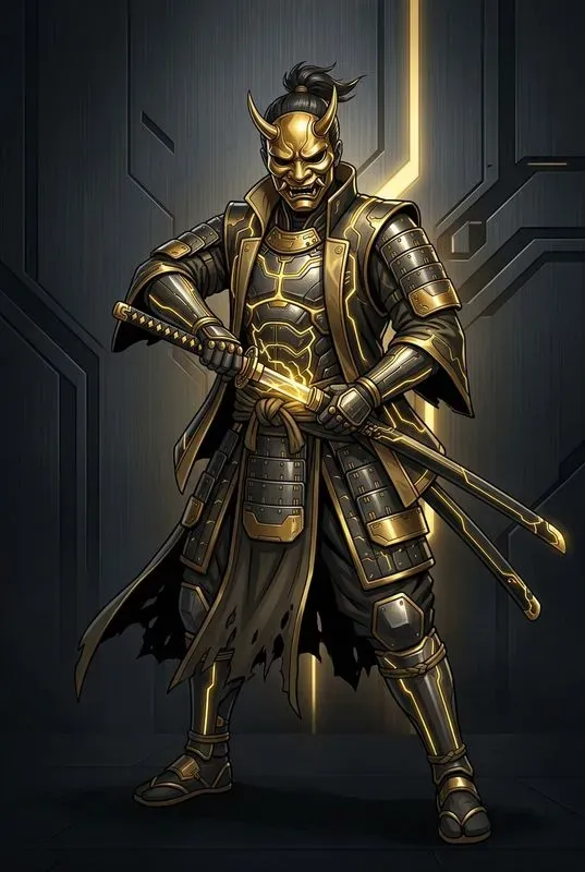 Dark Gold Character Art
