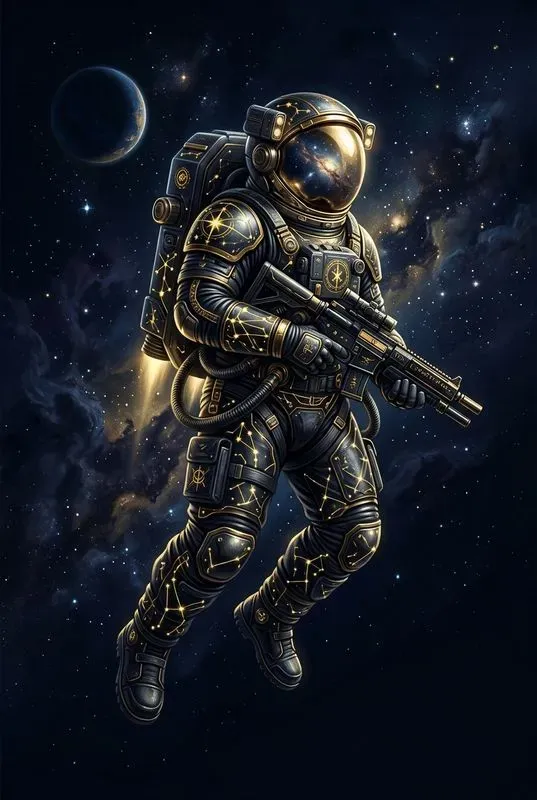 Dark Gold Character Art