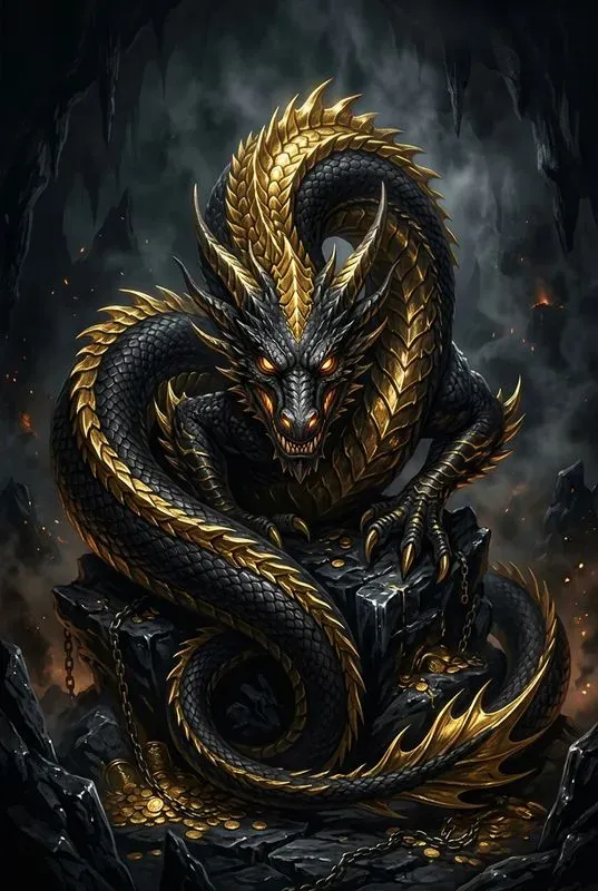 Dark Gold Character Art
