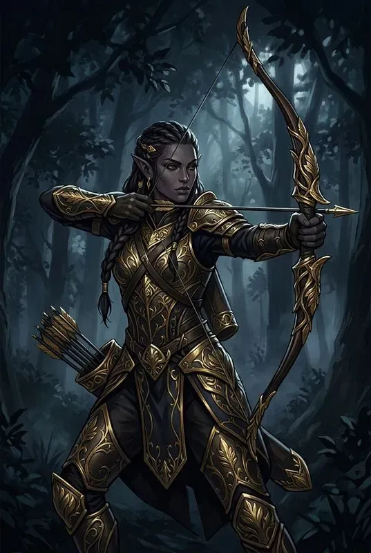 Dark Gold Character Art
